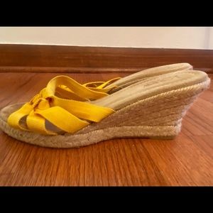 Yellow Ribbon Espradrilles by Jcrew